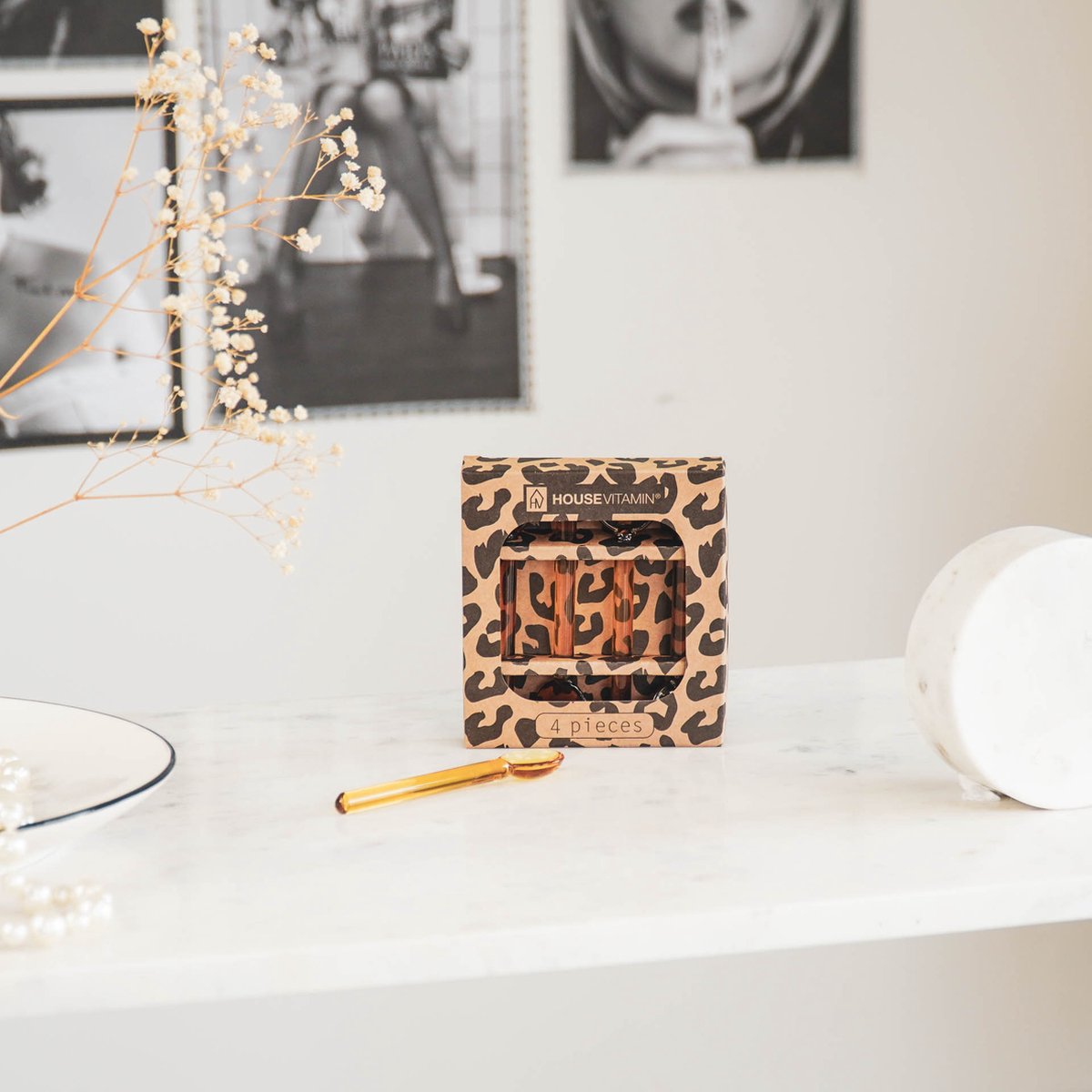 Theelepeltjes Glas Amber