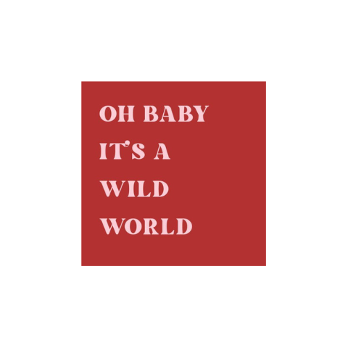 Tegeltje Oh Baby