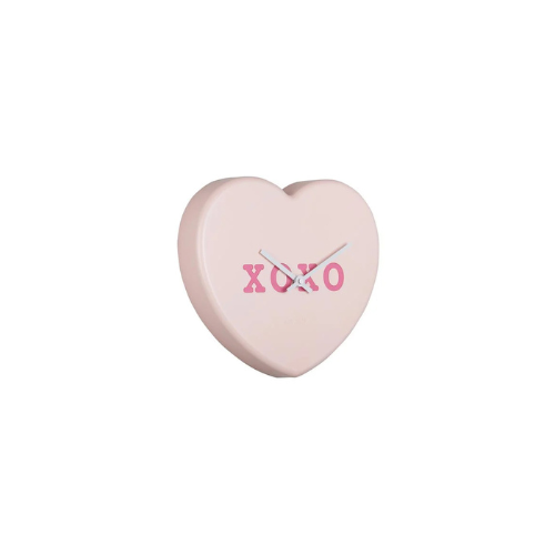 Wandklok Heart Candy 'Xoxo'