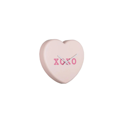 Wandklok Heart Candy 'Xoxo'