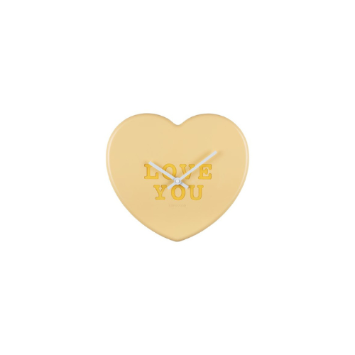 Wandklok Heart Candy 'Love You'