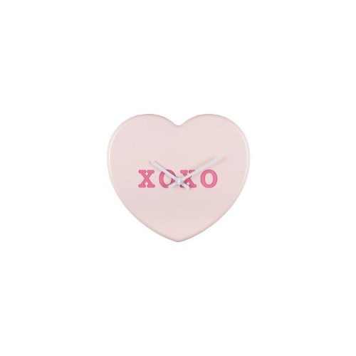 Wandklok Heart Candy 'Xoxo'