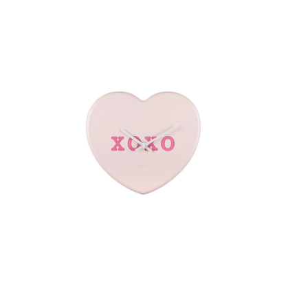 Wandklok Heart Candy 'Xoxo'